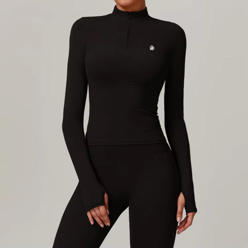 FTL Long Sleeve Yoga Set - Black