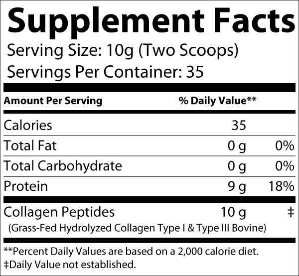 Grass Fed Collagen Peptides
